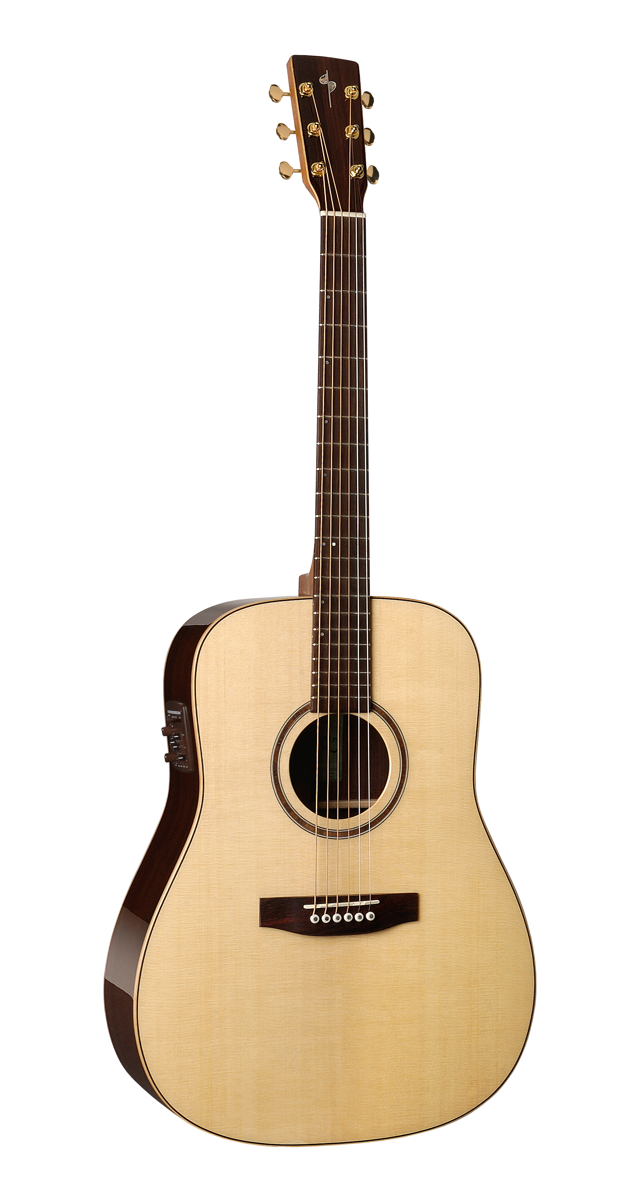 Simon & Patrick 40476 Showcase Rosewood Concert Hall Acoustic Electric Guitar w/ B-Band A6T